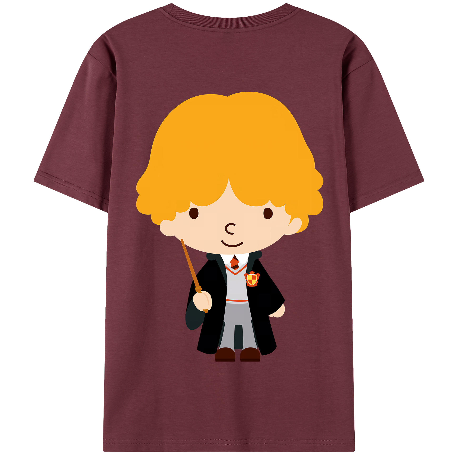 （画像用） Harry Potter ハリー・ポッターシリーズ 綿100％半袖Tシャツ（背面プリント）
